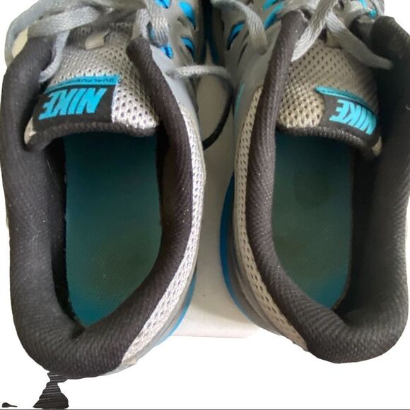 Kids Youth Nike Dual Fusion Gray/Blue Sneakers Size 6.5Y - Picture 4 of 9